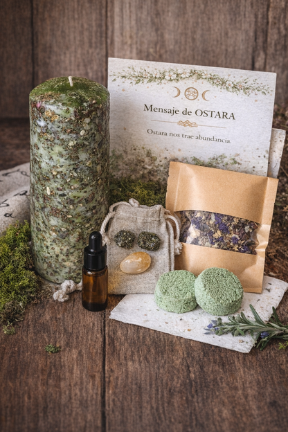 Caja Ritual Ostara – Ritual de Equinoccio de Primavera para Prosperidad y Nuevos Comienzos