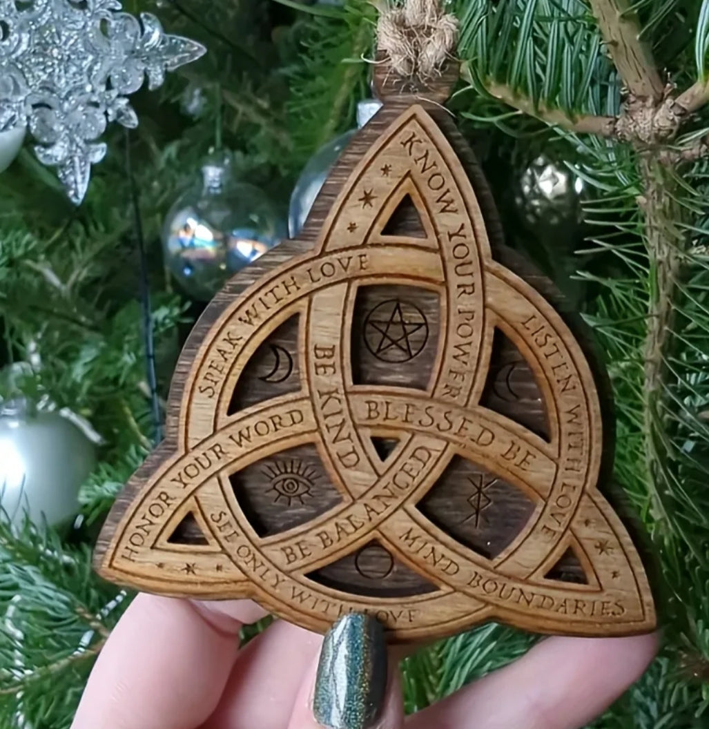 Adorno Celta en madera - Protección y Equilibrio
