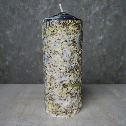 Velón Herbóreo Ritualizado de Protección - Escudo Energético y Defensa Espiritual