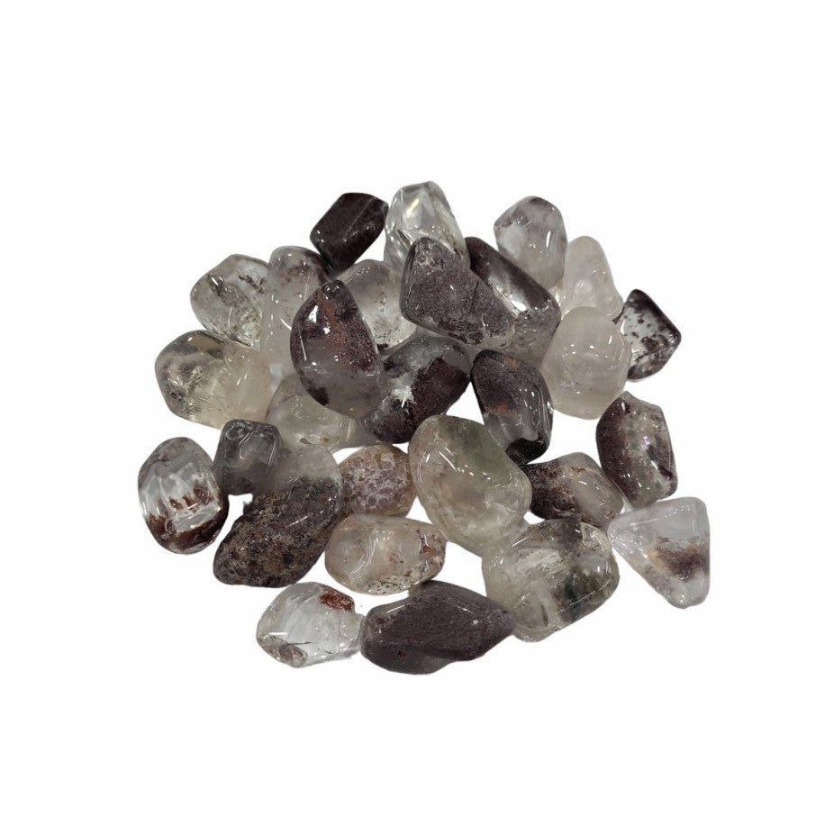 Rodado de cuarzo chamánico 20 a 35 mm para conexión espiritual y sanación energética