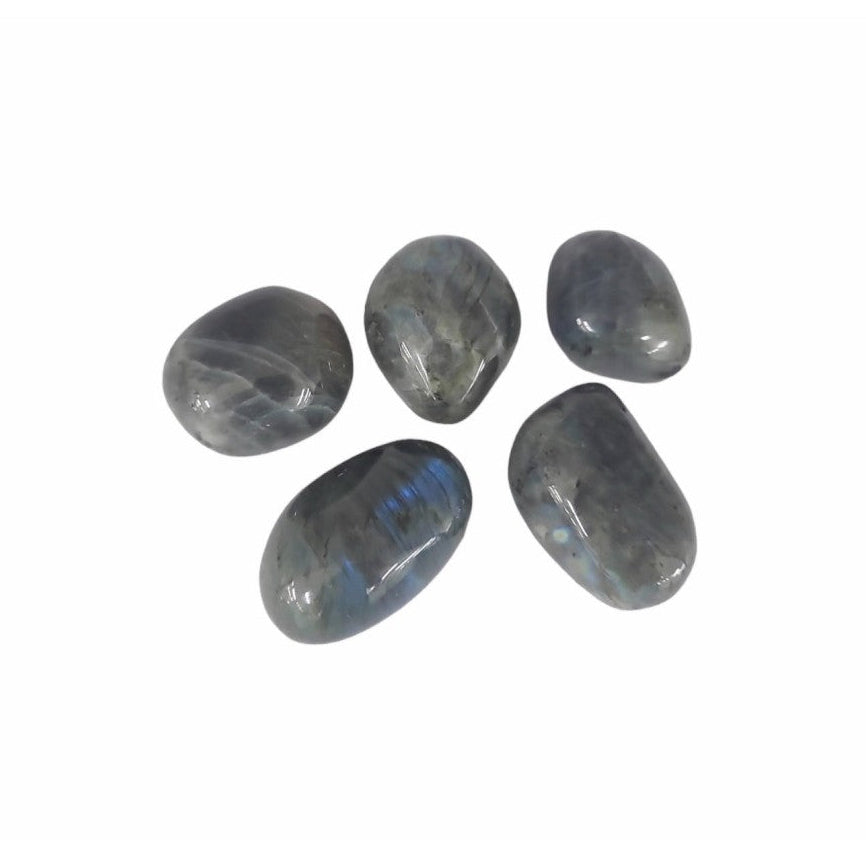 piedras rodadas de labradorita natural