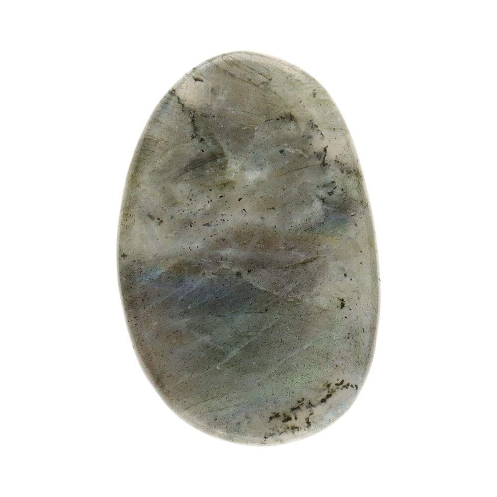 Rodado plano de labradorita de frente