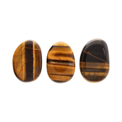 Rodado Plano de Ojo de Tigre - Protección, Fuerza y Confianza Personal