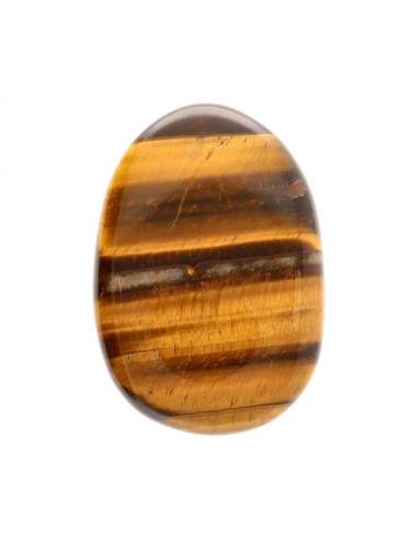 Rodado Plano de Ojo de Tigre - Protección, Fuerza y Confianza Personal