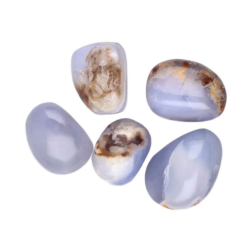 Rodado de Calcedonia Azul – Calma y Comunicación Consciente