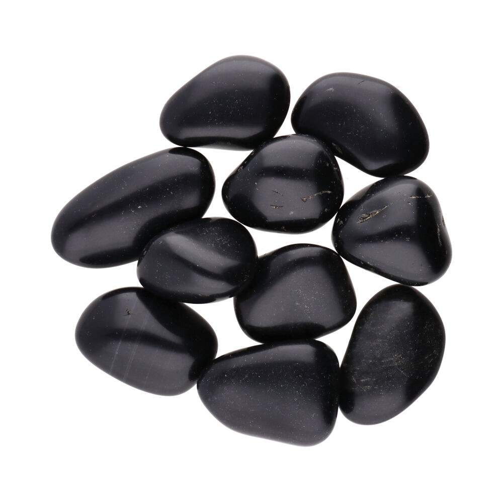 Obsidian Trommelmineral