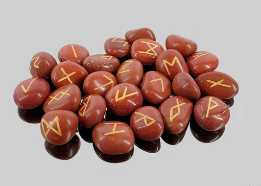 Runa de Jaspe Rojo · Fuerza, Enraizamiento y Claridad en la Lectura