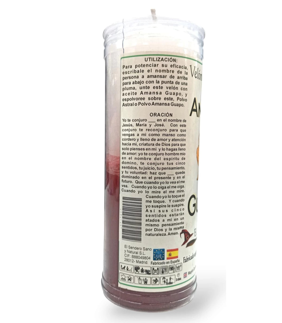 Velón Amansa Guapo Preparado – Armonía y Dulzura en el Amor