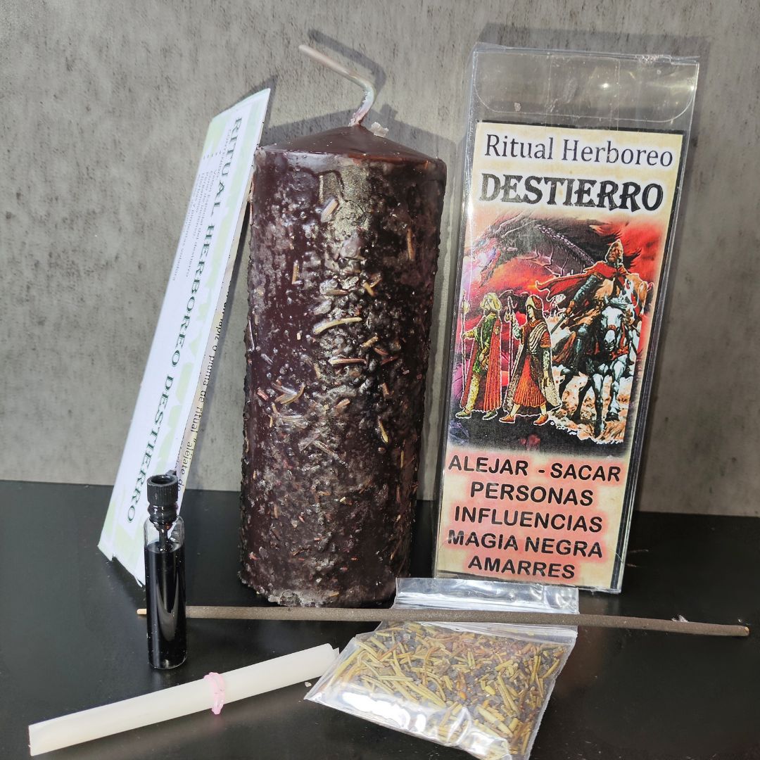 Ritual Veln Herbóreo de Destierro para alejar personas, influencias, amarres y magia negra